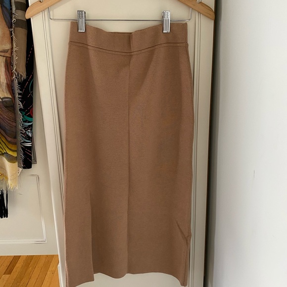 Massimo Dutti Dresses & Skirts - Massimo Dutti Cotton Cashmere Midi Skirt